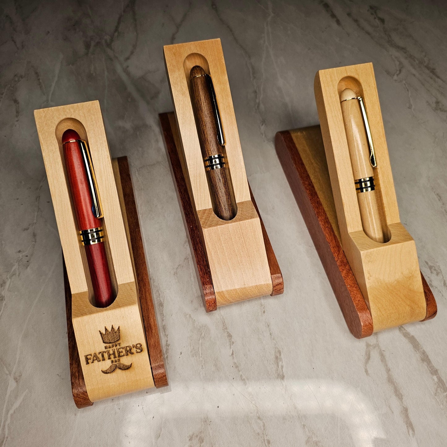 Personalized Wood Pen, Monogrammed Pen Set, Engraved Pen Holder, Dad Gift, Father’s Day Gift, Gifts for him, Boss Gift, Graduation Gift