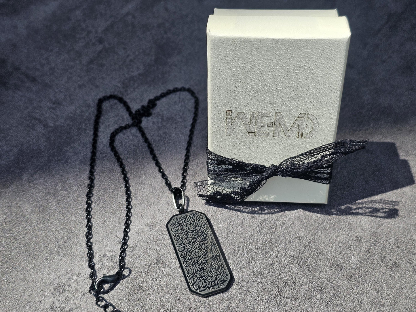 Ayat al-Kursi Necklace - Gold Plated Chain Options - Islamic Gift for Men & Women Gold, Silver, Rose Gold Quran Jewelry | Muslim Gift