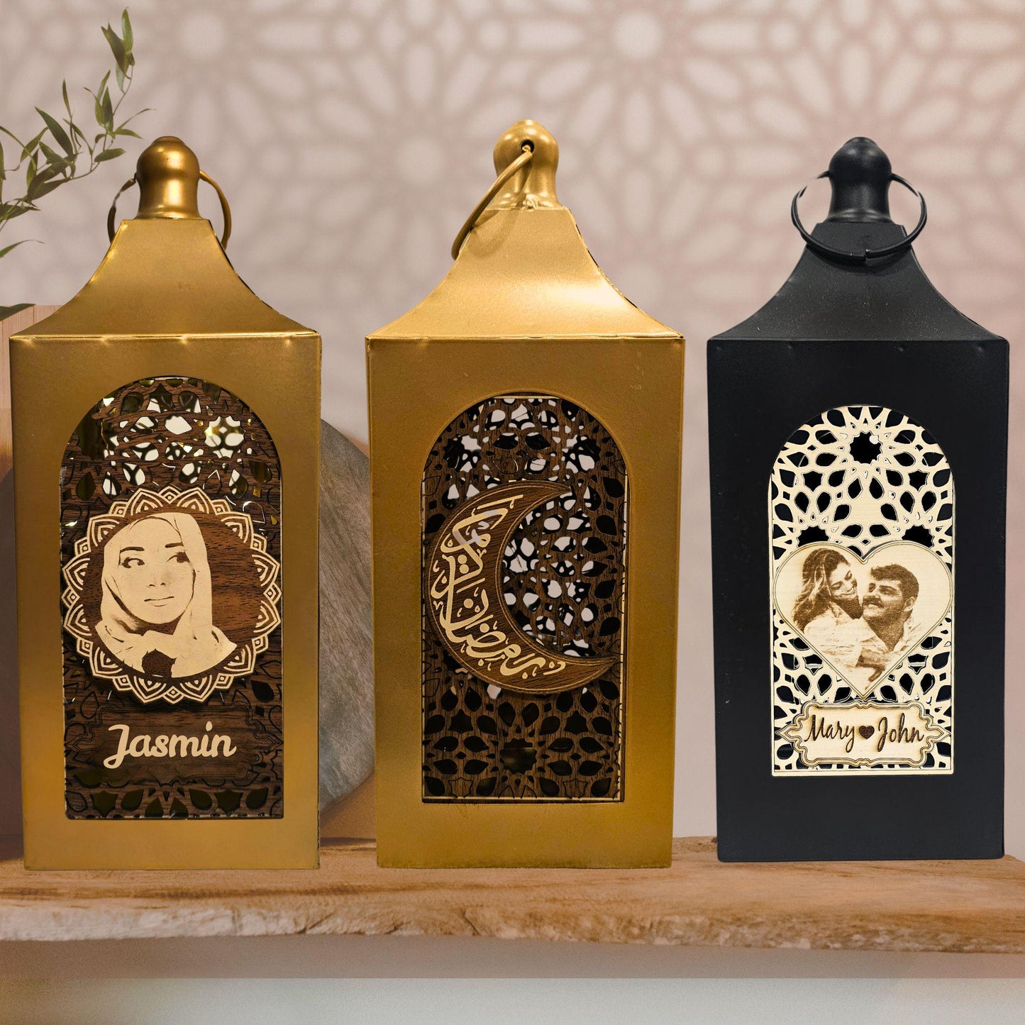 Ramadan Lantern, Ramadan decor, Islamic Gift, Custom Lantern Ramadan , Metal lantern, Ramadan gifts, eid gifts, Eid decor, gold lantern