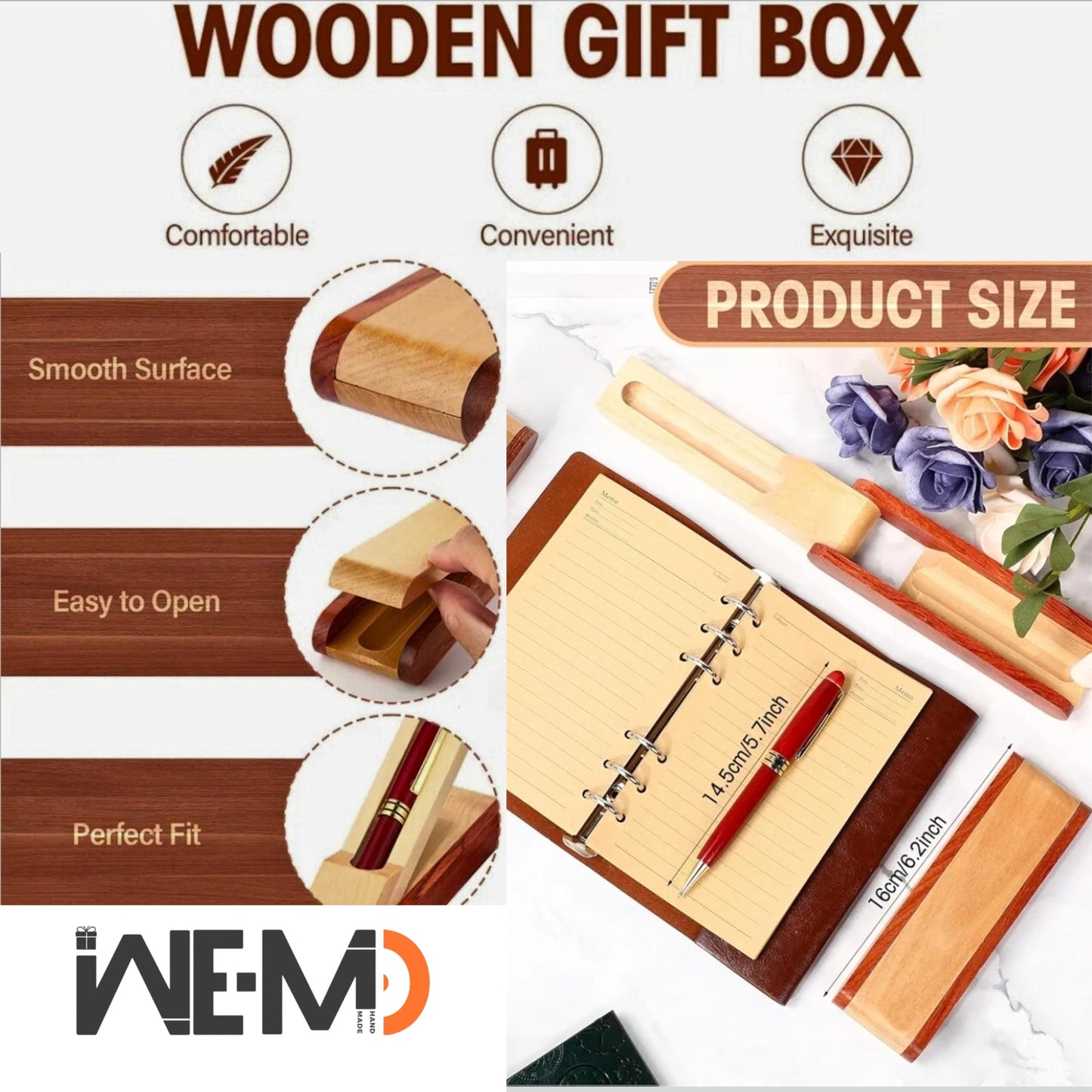 Personalized Wood Pen, Monogrammed Pen Set, Engraved Pen Holder, Dad Gift, Father’s Day Gift, Gifts for him, Boss Gift, Graduation Gift