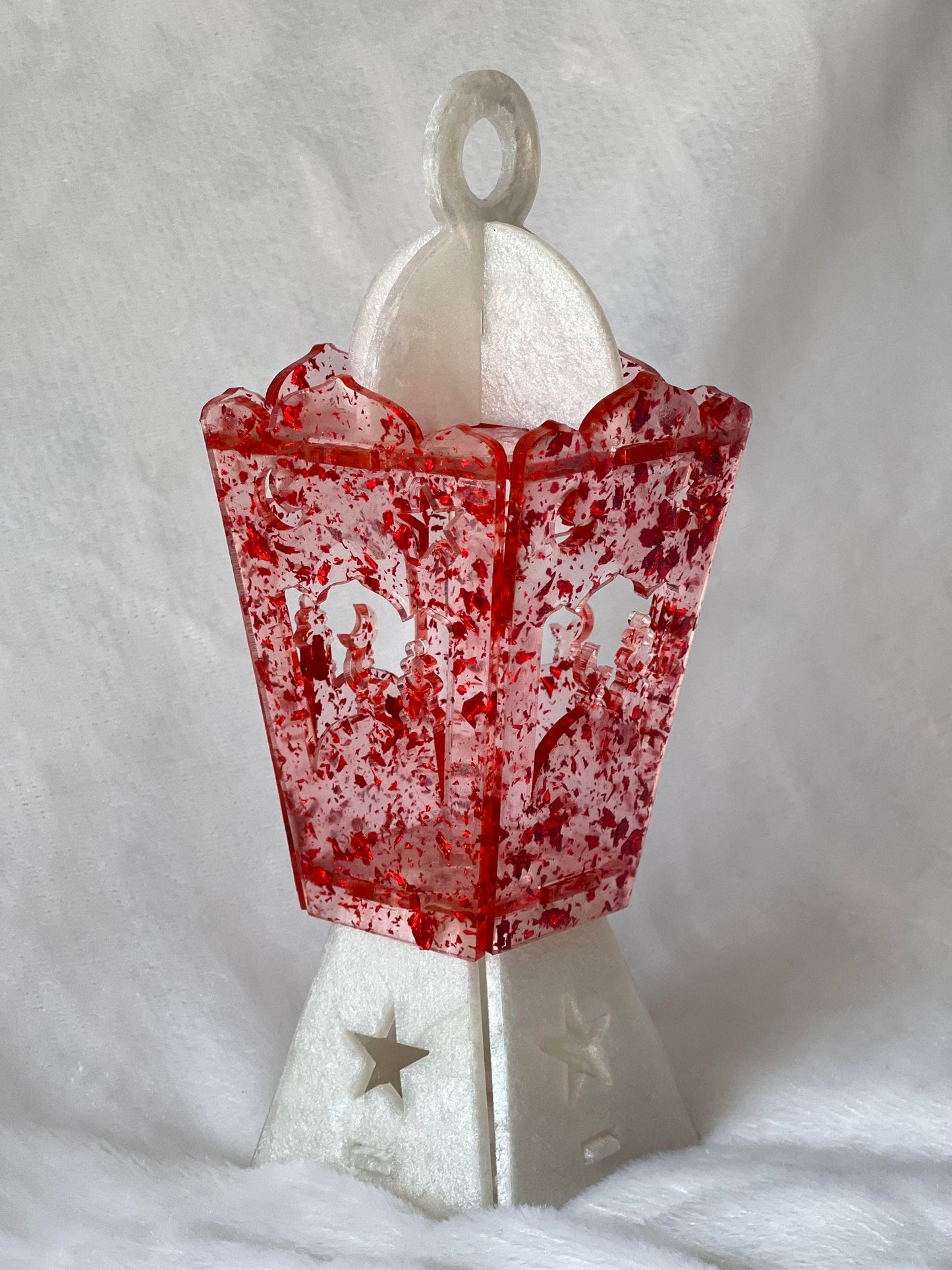 Ramadan Lantern, Resin Epoxy light lantern, Ramadn kids, light Lantern and sound, Fanos Ramadan, Ramadan gifts, Islamic Ramadan, eid gif