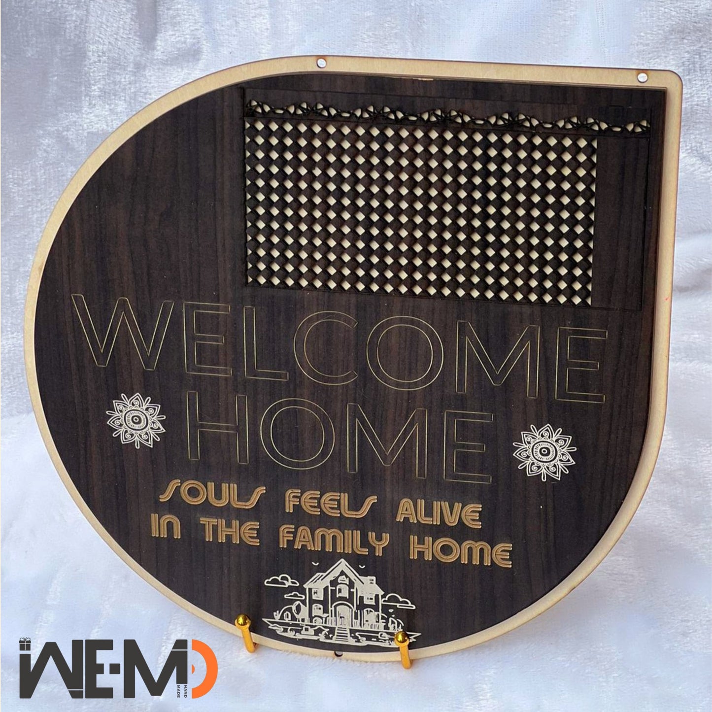 Customized Welcome Home Sign, engraved Wooden Sign