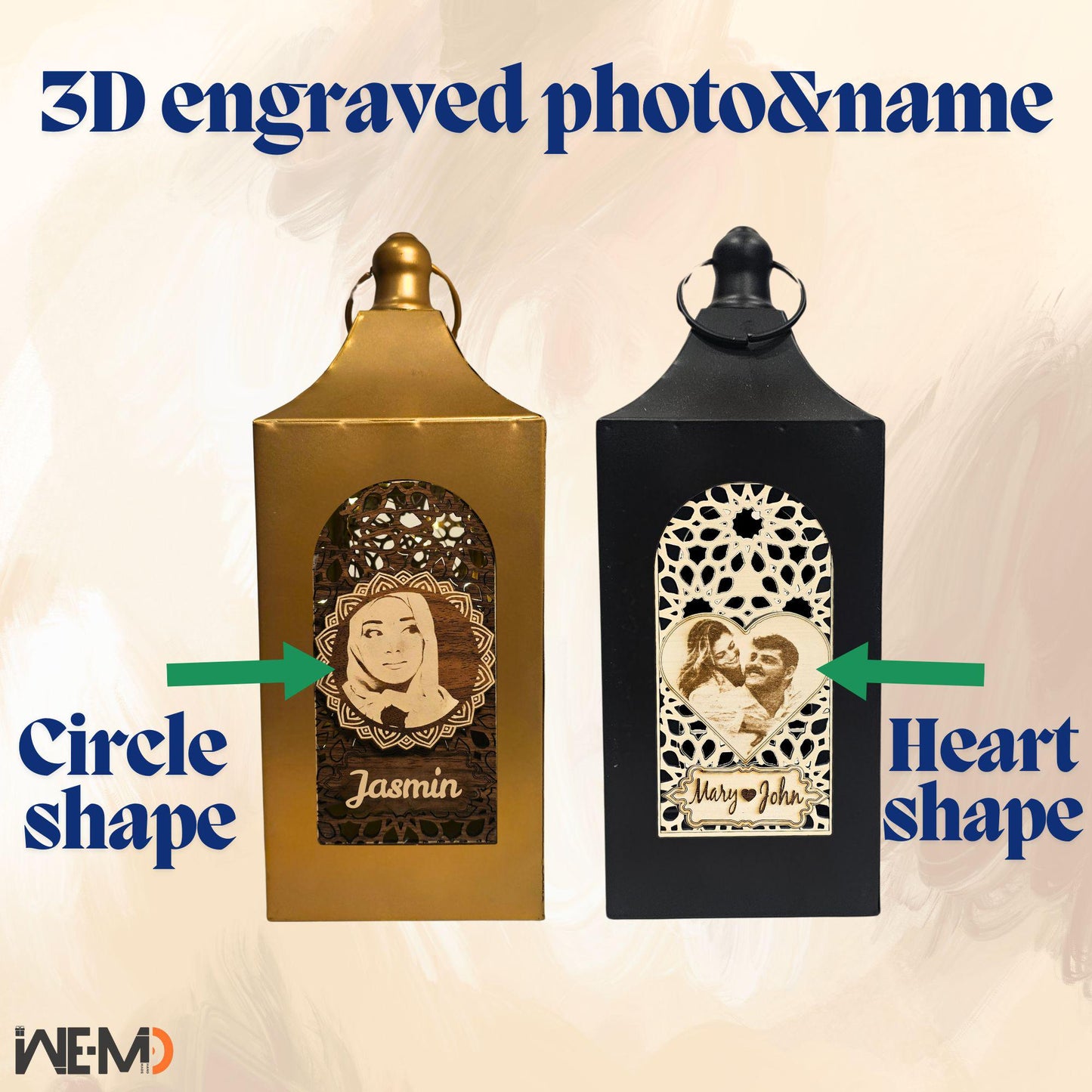 Ramadan Lantern, Ramadan decor, Islamic Gift, Custom Lantern Ramadan , Metal lantern, Ramadan gifts, eid gifts, Eid decor, gold lantern