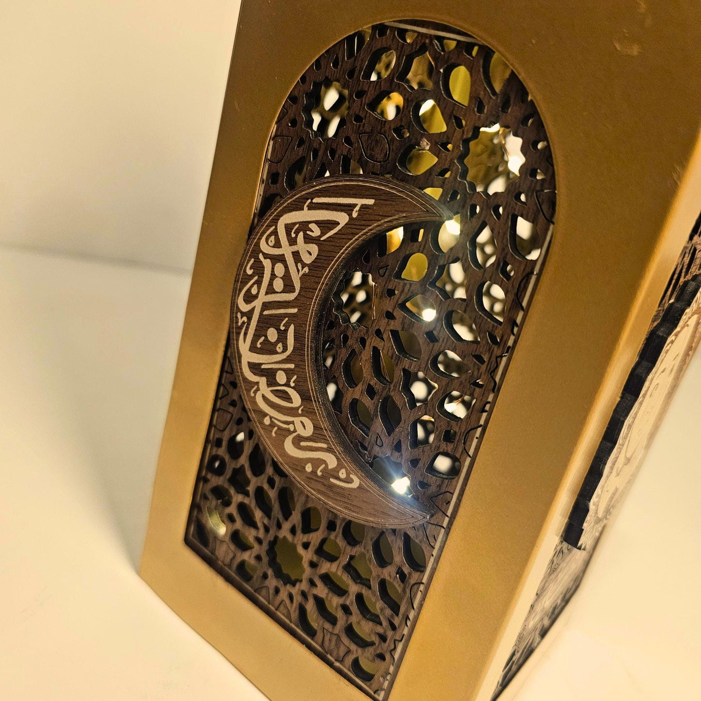 Ramadan Lantern, Ramadan decor, Islamic Gift, Custom Lantern Ramadan , Metal lantern, Ramadan gifts, eid gifts, Eid decor, gold lantern