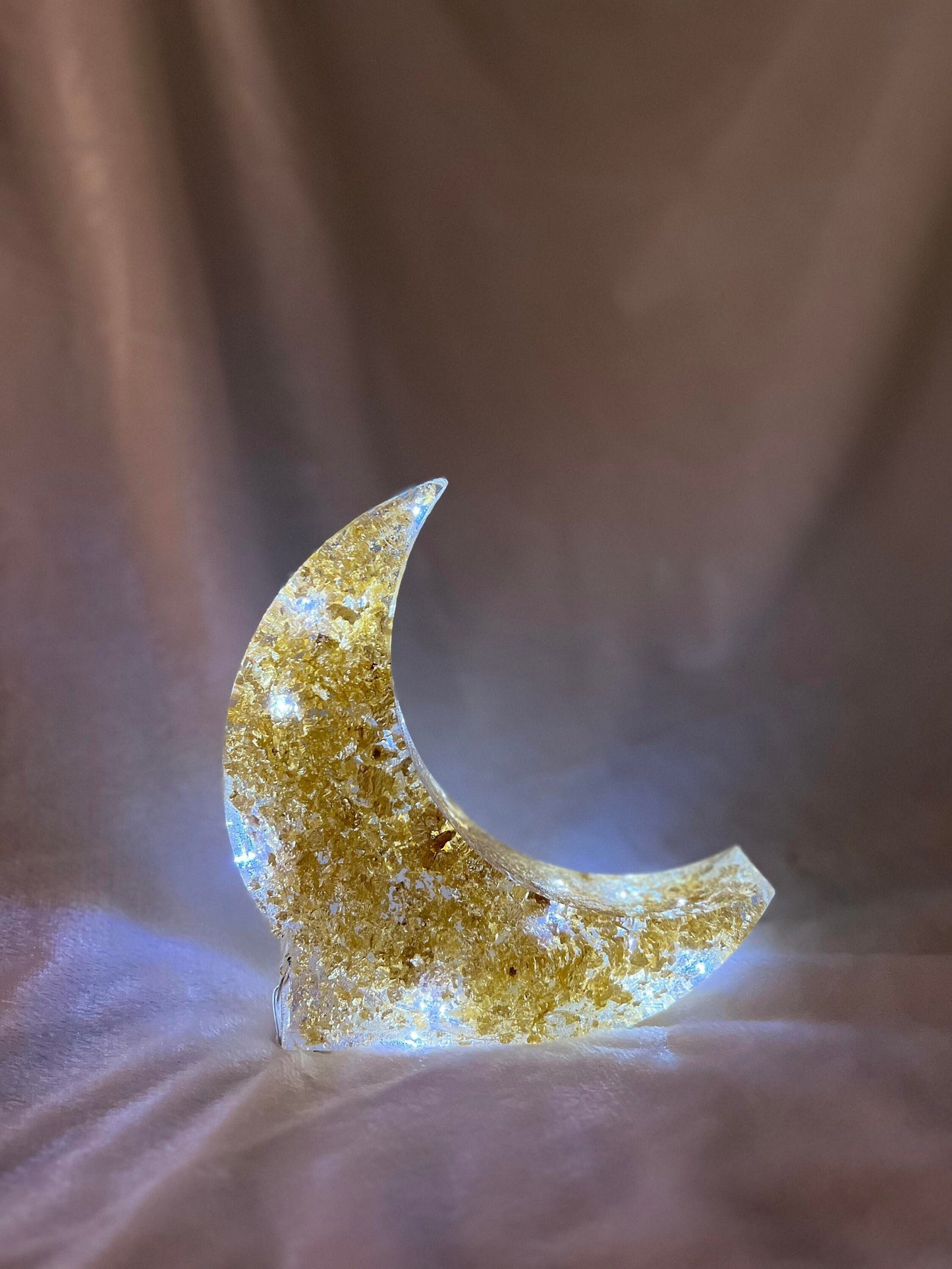Resin Moon Led Lights for Eid Mubarak and Ramadan Kareem, Eid Decoration, Home Decore, Resin Night Light, Islamic Decor, Night Stand light