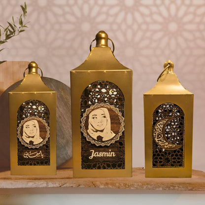 Ramadan Lantern, Ramadan decor, Islamic Gift, Custom Lantern Ramadan , Metal lantern, Ramadan gifts, eid gifts, Eid decor, gold lantern
