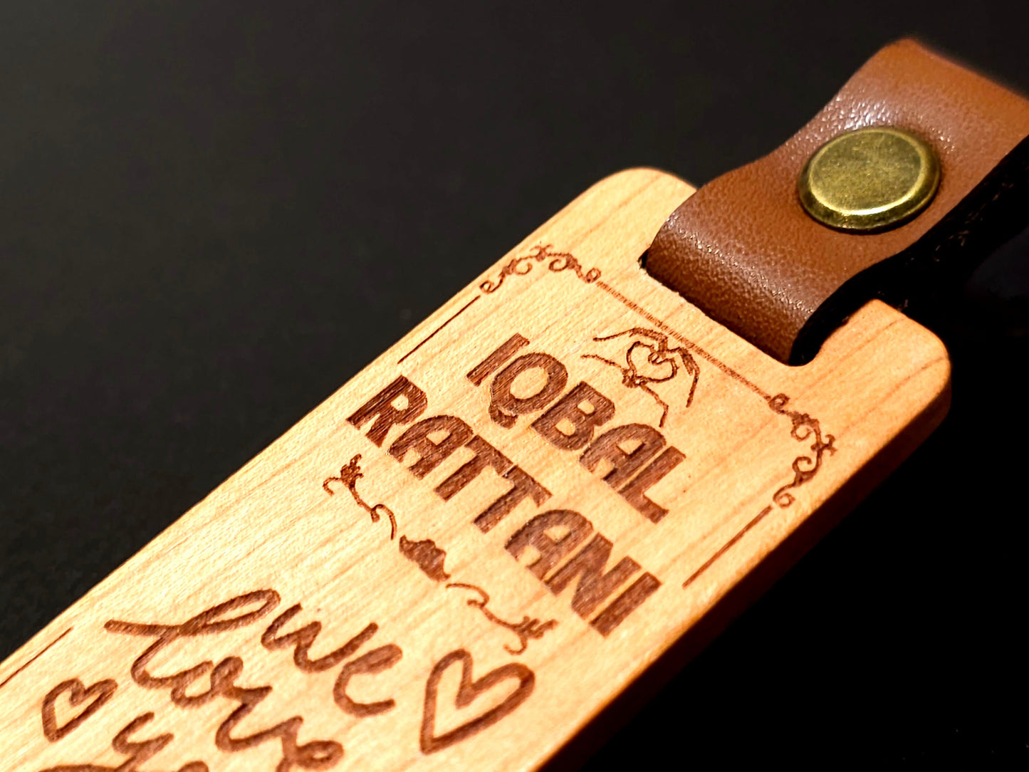 Personalized Key Chain - Custom Keychain Gift Engraved Wood  keychain for Home Car Office, Birthday or Anniversary Gift, Corporate Employee,