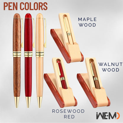 Personalized Wood Pen, Monogrammed Pen Set, Engraved Pen Holder, Dad Gift, Father’s Day Gift, Gifts for him, Boss Gift, Graduation Gift