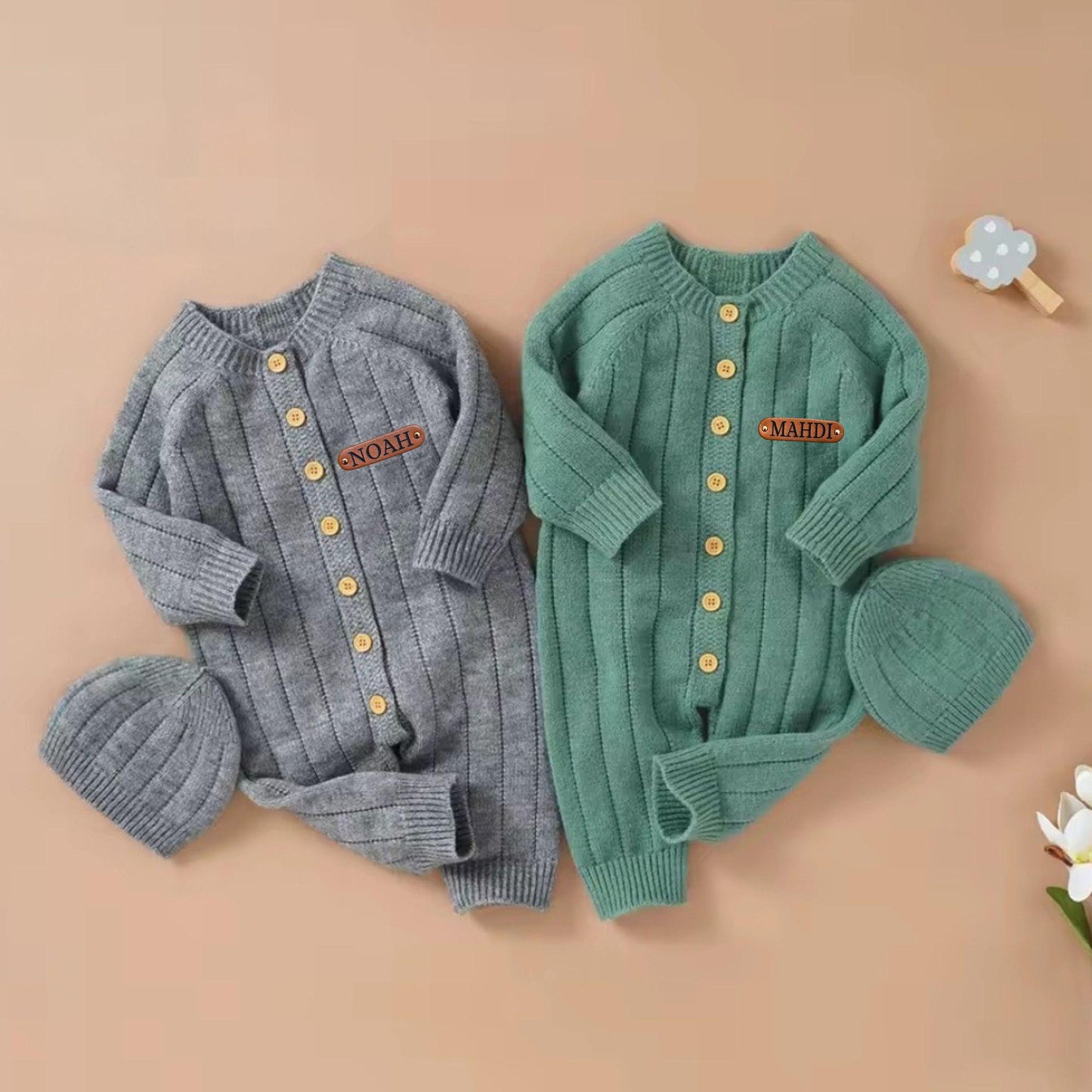 Baby Shower Gift for Boy and girls, Newborn Romper Set, Personalized Baby Outfit, Coming Home Clothes, Soft Organic Cotton, baby suit outfit