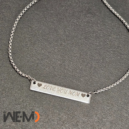 Personalized Gold Bar Bracelet - Custom Engraved Name Bracelet - Adjustable Women’s Jewelry - Valentine’s Gift - Minimalist Bracelet