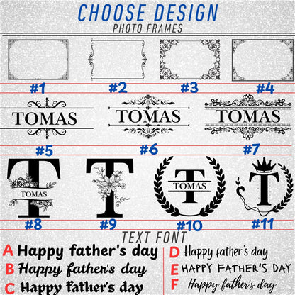 Personalized Wallet for Men – Custom Engraved Leather Wallet for Him – Fathers Day Gift, Dad Birthday Gift, husband gift, Money Holder