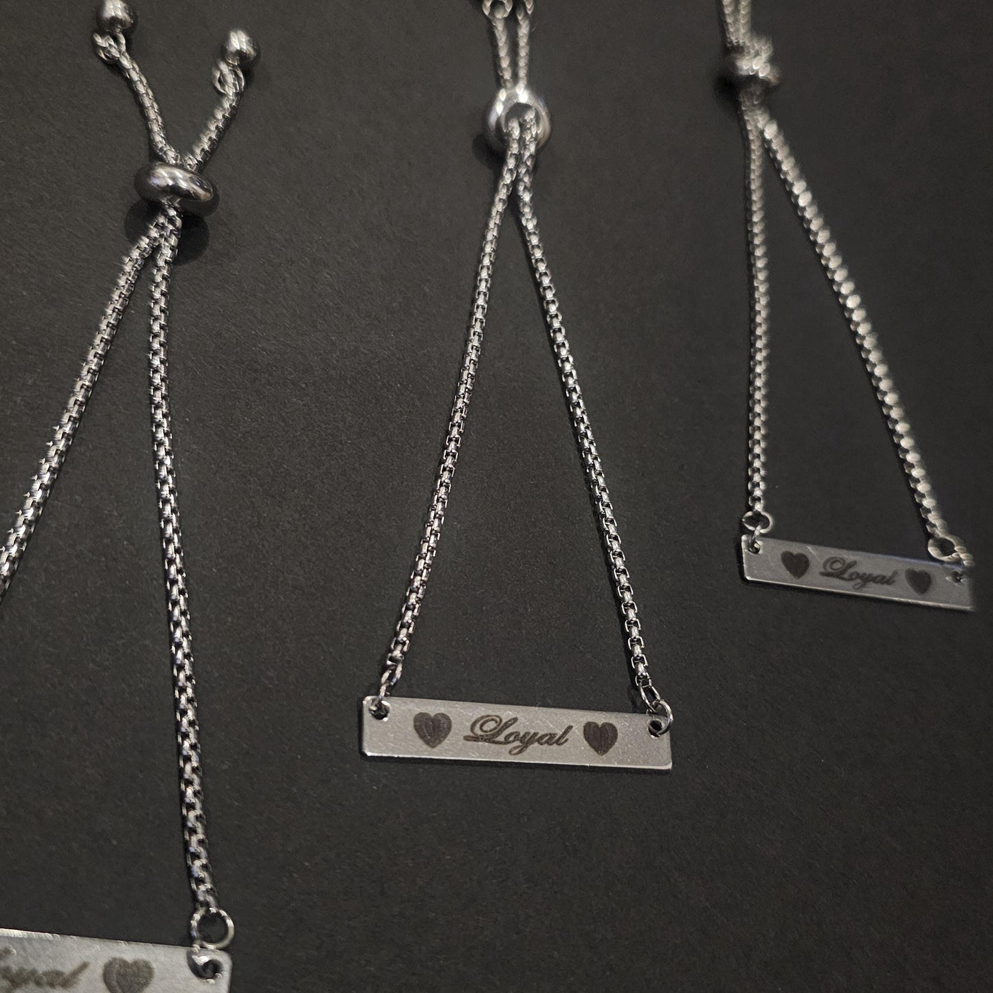 Personalized Gold Bar Bracelet - Custom Engraved Name Bracelet - Adjustable Women’s Jewelry - Valentine’s Gift - Minimalist Bracelet