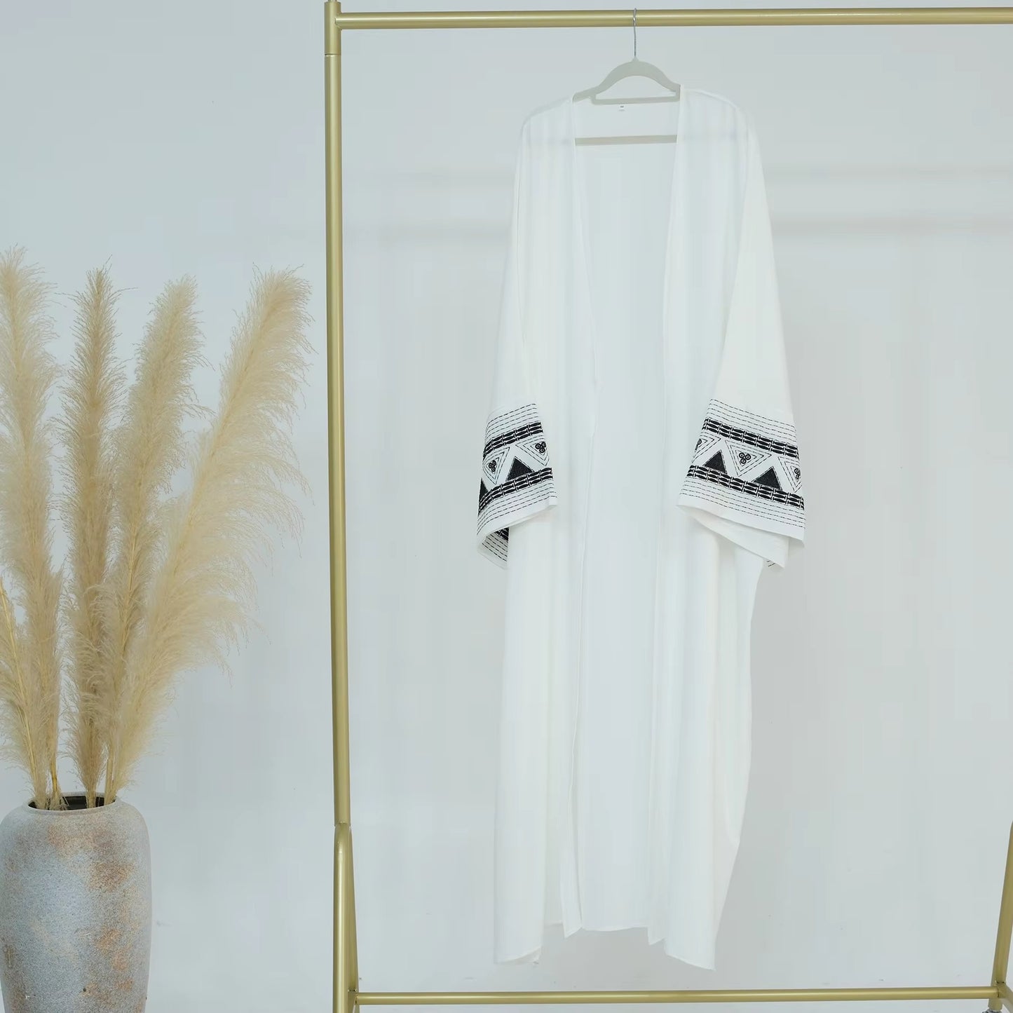 White abaya with hijab – lightweight modest outfit for Eid, prayer, or special occasions