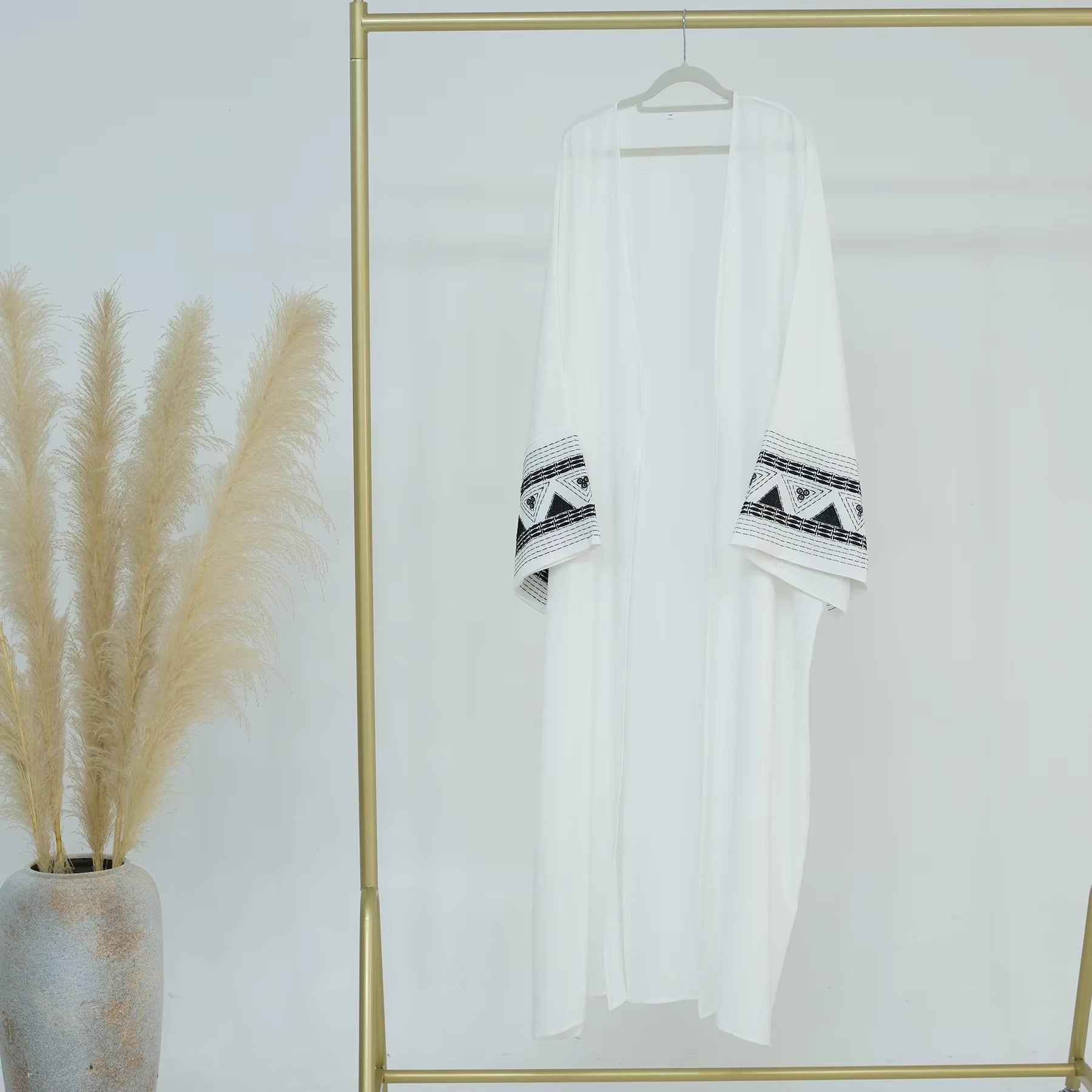 White abaya with hijab – lightweight modest outfit for Eid, prayer, or special occasions