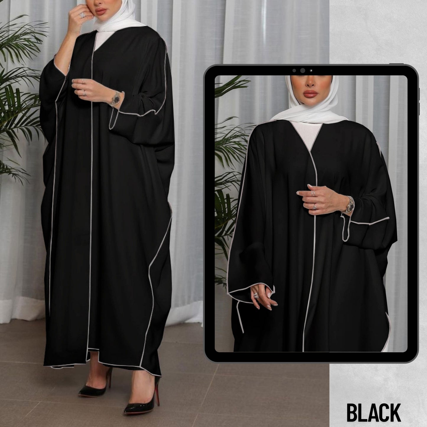 Islamic Kaftan Abaya for Women – Modest Dubai Thobe | Muslim Dress | Eid | Ramadan | Prayer Outfit